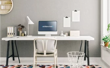 Homebased outsourced staff workstation setup