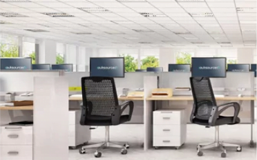 Office based remote staff with Outsourced