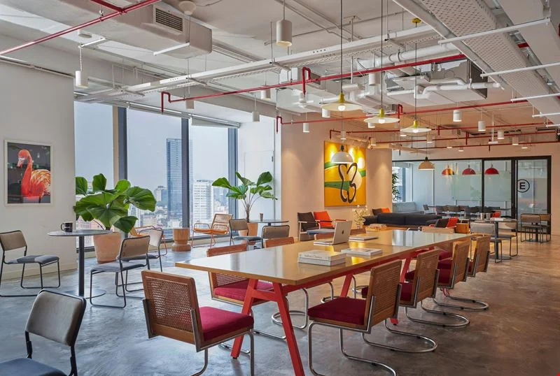 Awesome staff workspaces at Outsourced - Contact us now!