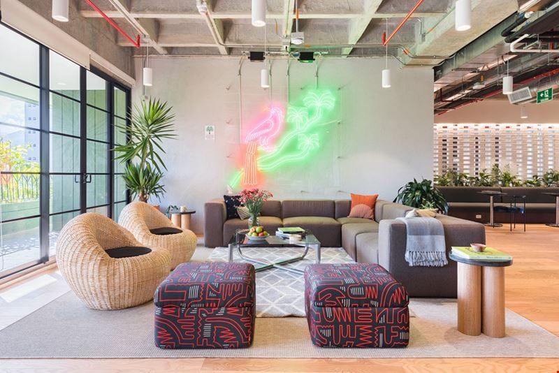 Outsourced offices at international locations