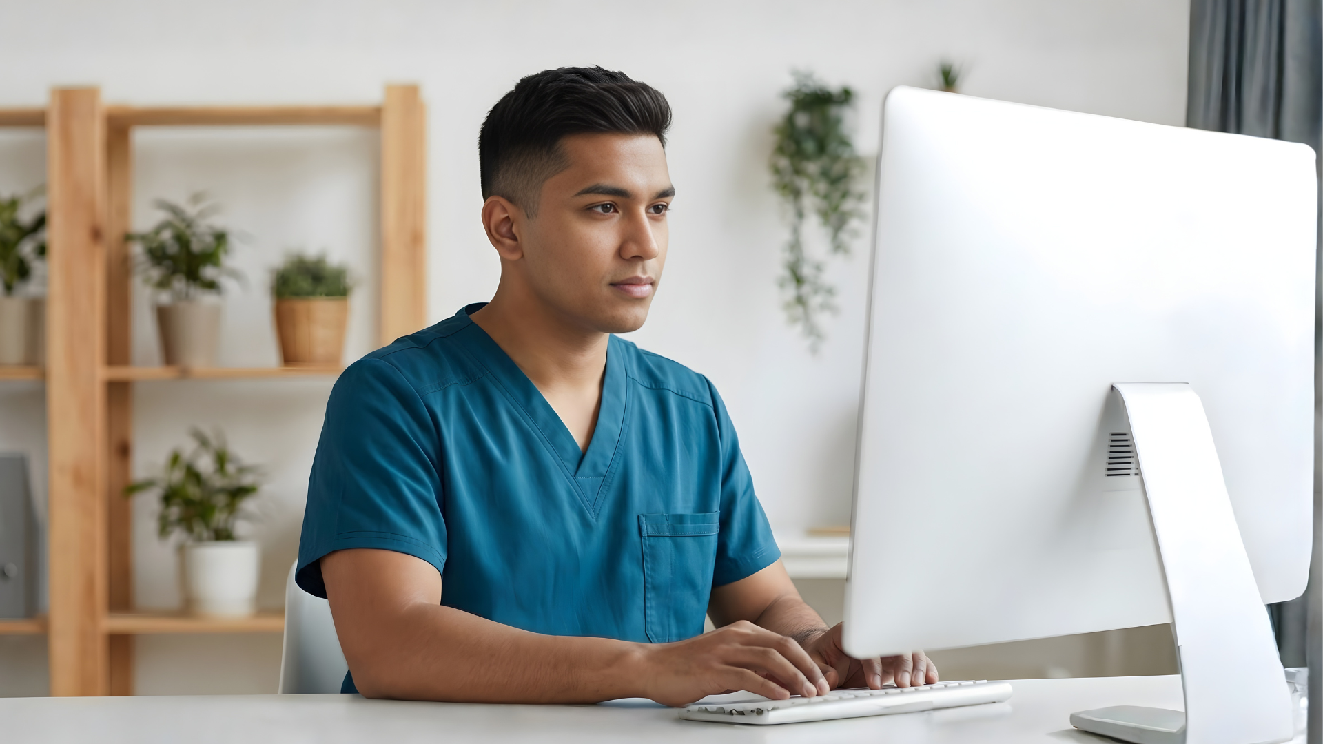 outsourced remote medical administrator in malaysian working in hospital office