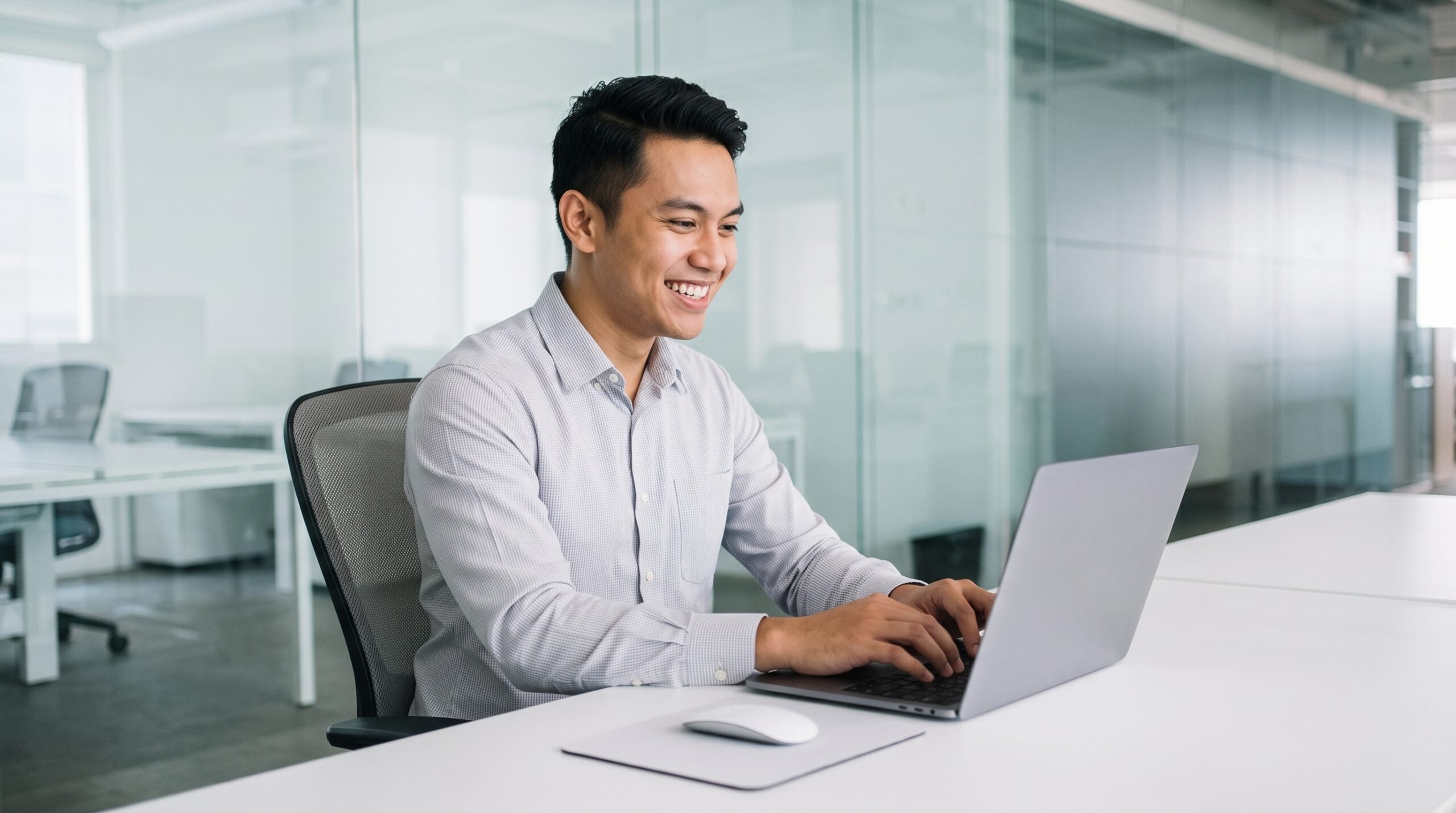 professional working on remote talent sourcing