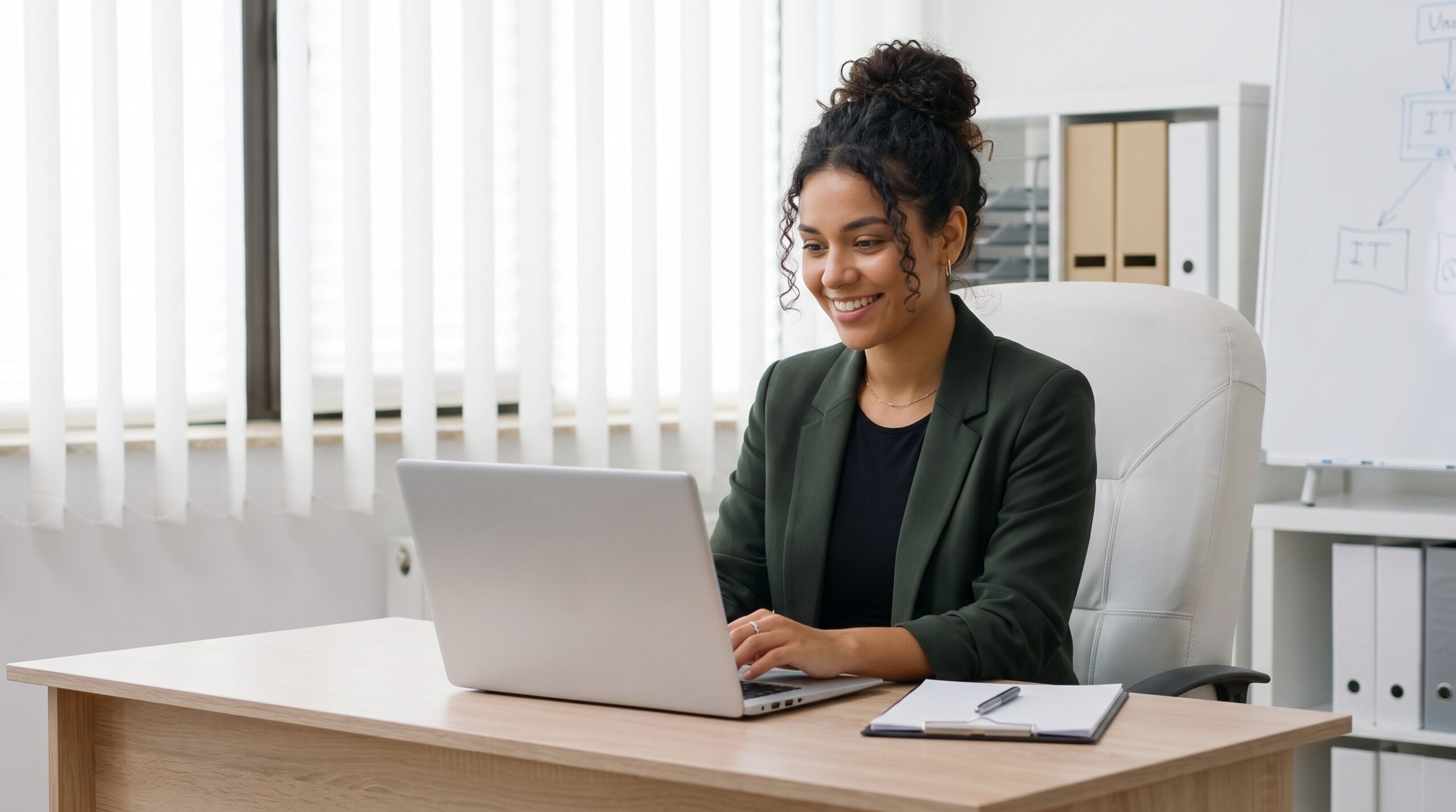 Efficient talent sourcing virtual assistant in a home office